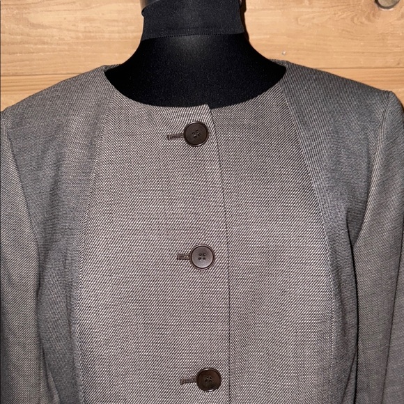 Talbots Brown / tan Blazer Tailored Suit Jacket XL see measurements no size tag - Picture 3 of 16